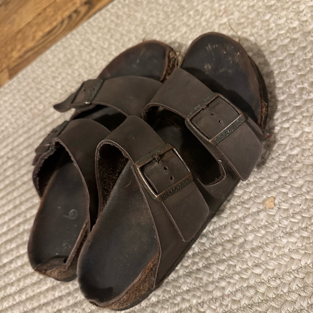 Birkenstock Dark Brown Adjustable Sandals